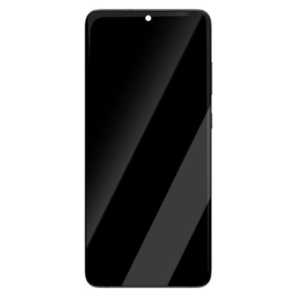 LCD-skärm AVIZAR för Samsung Galaxy S20 Ultra - Svart - Pekskärm och Chassi - Härdat glas