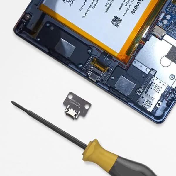 Laddningskontakt - AVIZAR - Blackview Tab 15 - USB-C Port - Svart