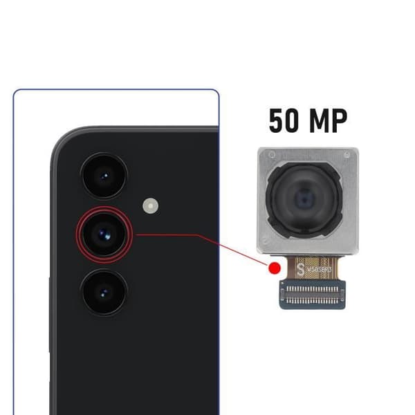 Huvudkamera bak för Samsung Galaxy A54 5G 50MP Svart