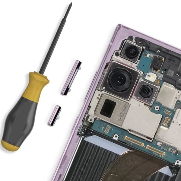 Ström- och volymknapp för Samsung Galaxy S23 Ultra Violet