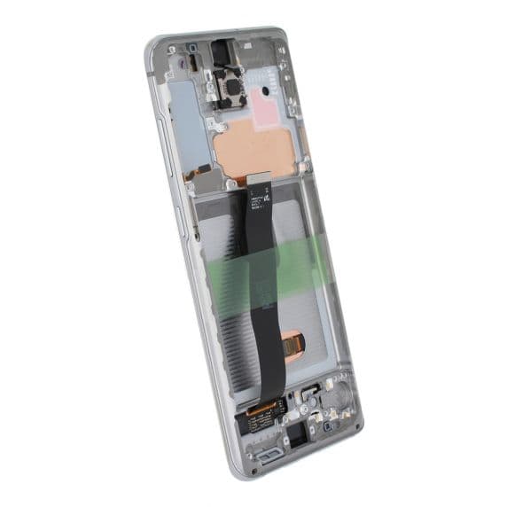 Samsung Galaxy S20 4G/5G (G980/G981) Skärm med Display Glas Original – Vit