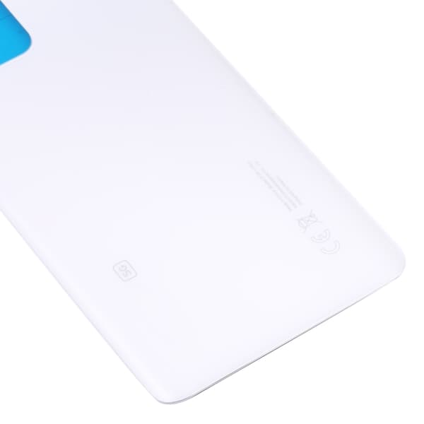 Glasbagside til Xiaomi 11T / 11T Pro - Hvid