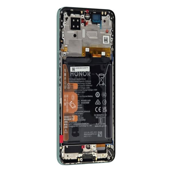 Original Honor 200 LCD-skärm Touchglas Chassibatteri 5200mAh Honor Green
