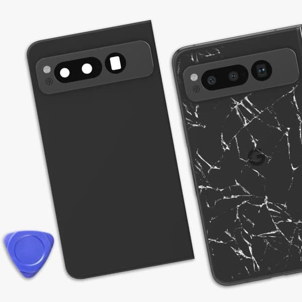 Ersättningsglas bak till Google Pixel Fold Black