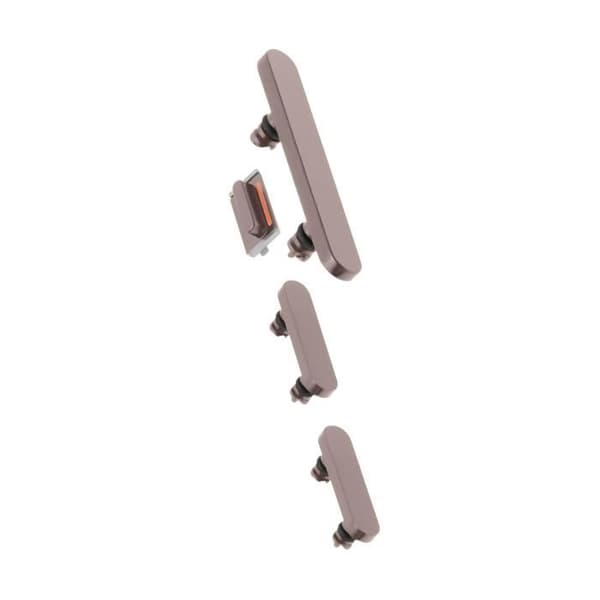 Ström, volym och tyst knapp för iPhone 13 och 13 Mini Pink
