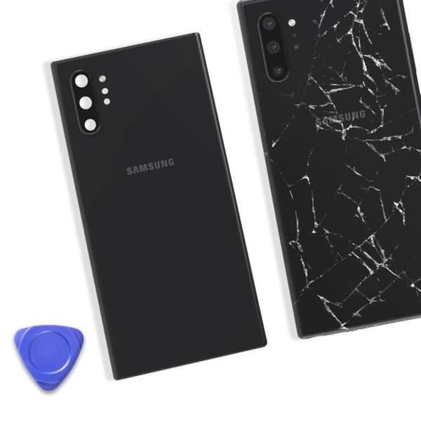 Ersättningsglas bak - AVIZAR - Samsung Galaxy Note 10 Plus - Svart