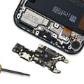 Miniatyrbild 4 av 4: AVIZAR Laddningskontakt för Honor 200 - Svart - USB-C-port och integrerad SIM-läsare