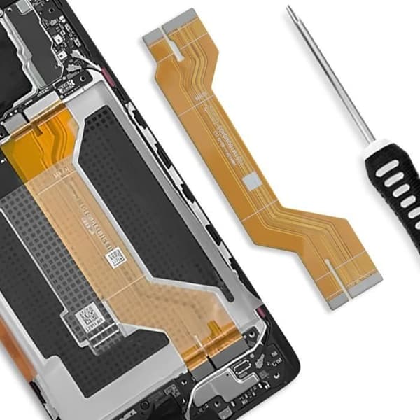 Nappkabel - AVIZAR - Xiaomi Redmi Note 12 Pro Plus 5G - Färg Svart - Ny del
