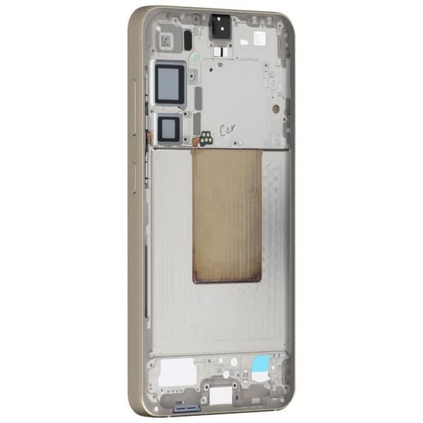 Central Chassi Reservdel för Samsung S24 Plus Original Service Pack Samsung Beige