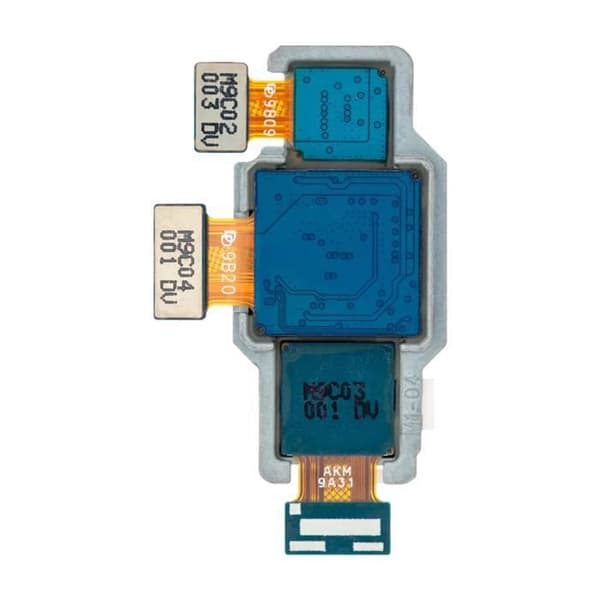 Bakre kamera reservdel - AVIZAR - Samsung Galaxy A71 - 64MP - 12MP - 5MP Svart