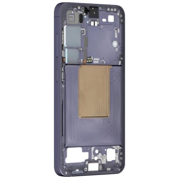 Central Chassi Reservdel för Samsung S24 Original Service Pack Samsung Dark Purple