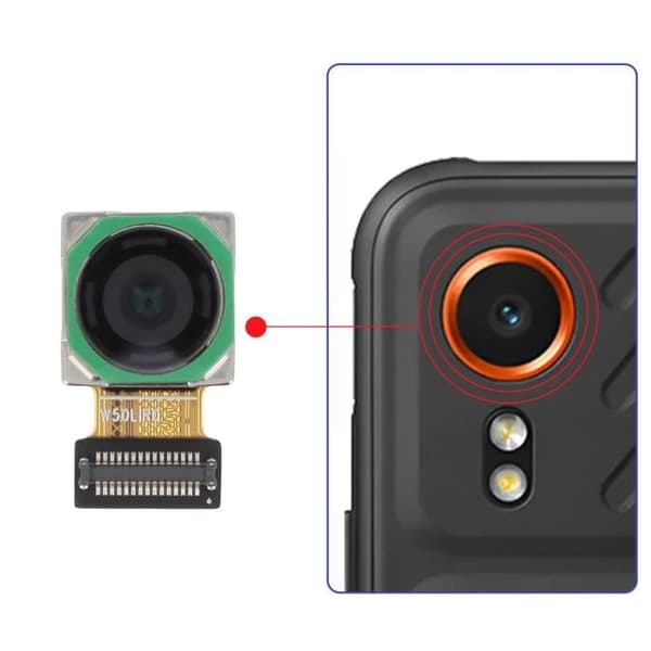 Reservdel Bakkamera till Samsung Galaxy Xcover 7 50MP Original Service Pack Samsung Black
