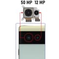 Miniatyrbild 3 av 4: Reservdel Bakre Kamera - Google - Pixel 6 - 50MP - 12MP - Svart