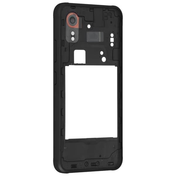 Central Chassi Reservdel till Samsung Xcover 7 Original Service Pack Samsung Black