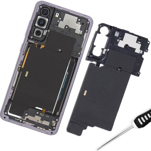 Reservdel NFC Antenn + Original Induktionsladdning till Samsung Galaxy S21 FE Samsung Svart