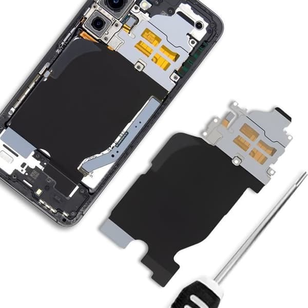 Reservdel NFC Antenn + Original Induktionsladdning till Samsung Galaxy S24 Samsung Svart