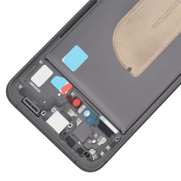 Central Chassi Reservdel för Samsung S23 FE Original Service Pack Samsung Svart
