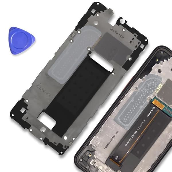 Reservdel Reservdel LCD-chassi till Samsung Xcover 7 Original Service Pack Samsung Black
