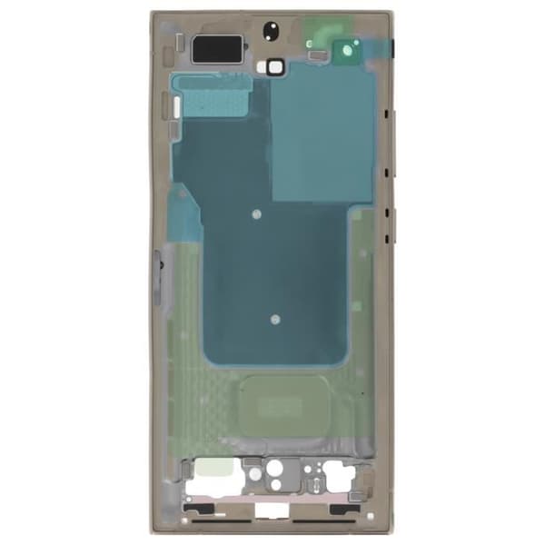 Central Chassi Reservdel för Samsung S24 Ultra Original Service Pack Samsung Beige