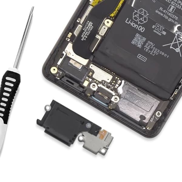 Reservdel Ersättnings extern högtalare till Google Pixel 7 Black