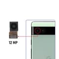 Miniatyrbild 3 av 4: Bakre kamera - AVIZAR - Google Pixel 6a - 12MP - Ultra Vidvinkel - Svart