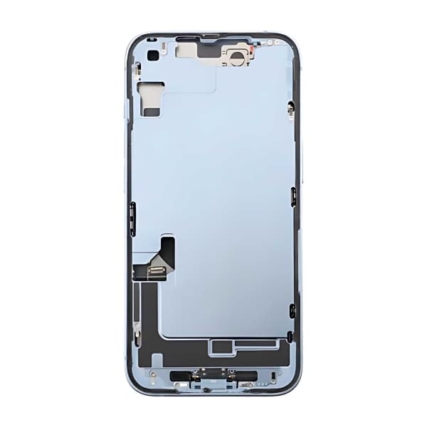 iPhone 14 Baksida med Komplett Ram Original – Blå