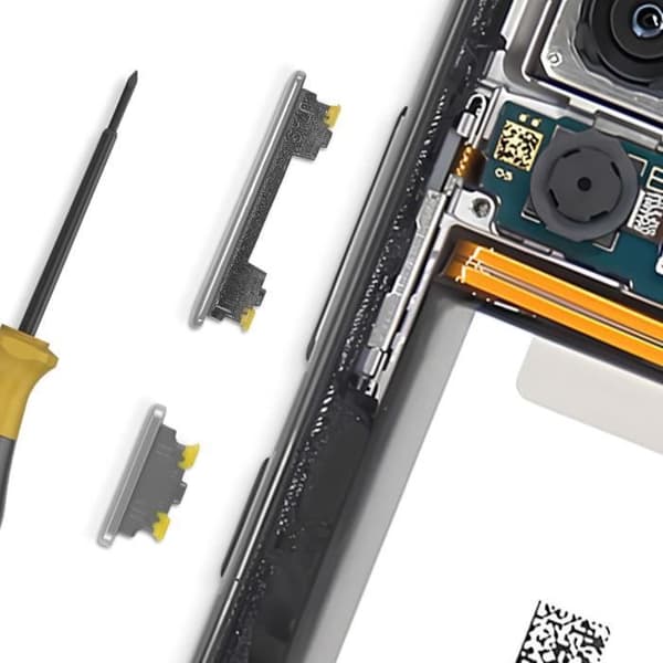 AVIZAR Ström- och volymknapp för Samsung Galaxy A53 5G - Vit - Högkvalitativ ersättningsdel