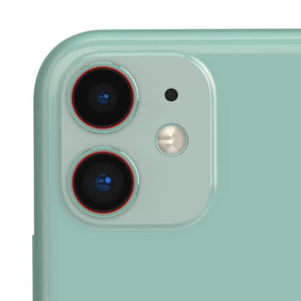 Bakre kameralins för iPhone 11 Svart