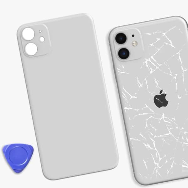 Ersättningsglas bak till iPhone 11 Vit