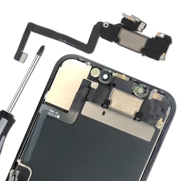 Närhetssensorkabel för iPhone 11 - AVIZAR - Svart - Integrerad intern högtalare - Ljusstyrka sensor