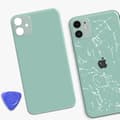 Miniatyrbild 4 av 4: Ersättningsglas bak till iPhone 11 - AVIZAR - Grön - Kompatibel reservdel