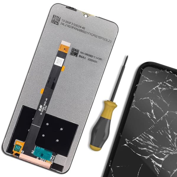 LCD-skärm och pekglas för Blackview A55 Black