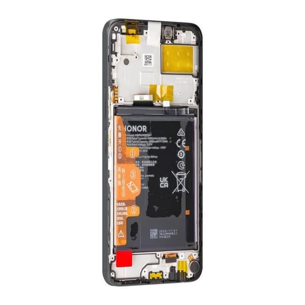 Skärm - HONOR - X8 5G - LCD - Pekskärm - Chassi - Batteri 5000mAh