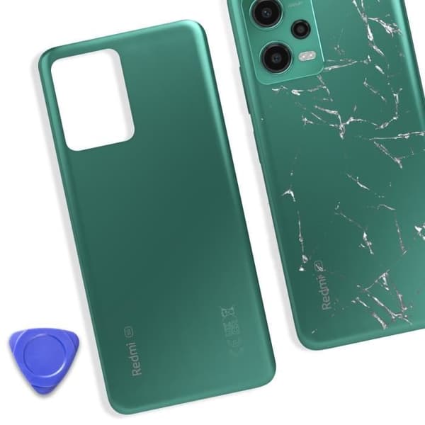 Bakglas till Xiaomi Redmi Note 12 5G - XIAOMI - Original Service Pack - Grön
