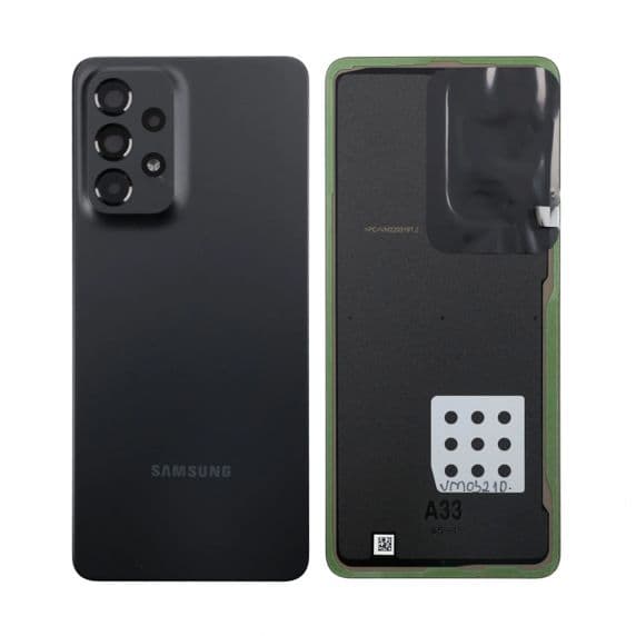 Samsung Galaxy A33 Baksida med tejp - Svart