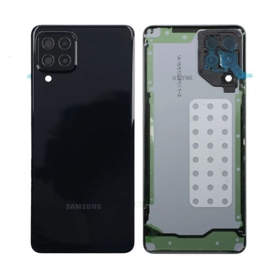 Samsung A22 4G Baksida med tejp - Svart