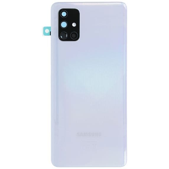 Samsung Galaxy A71 Baksida med tejp - Vit