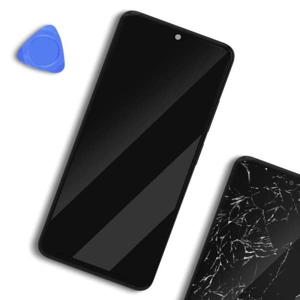 Skärm för Xiaomi Redmi Note 12 4G LCD + Touch Glass + Xiaomi grått chassi