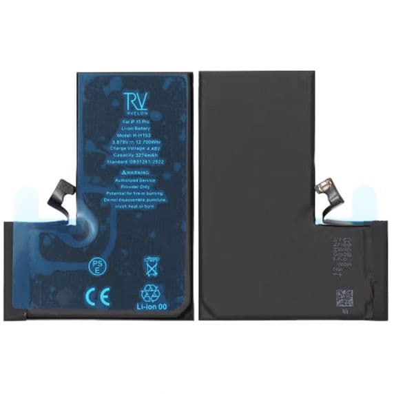 iPhone 15 Pro Batteri med tejp