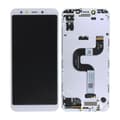 Miniatyrbild 1 av 5: Xiaomi Mi A2 (Mi 6X) Komplett Display enhet Vit