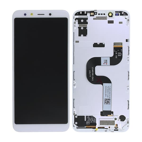 Xiaomi Mi A2 (Mi 6X) Komplett Display enhet Vit