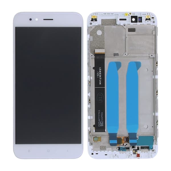 Xiaomi Mi A1 Komplett Displayenhet Vit (Service Pack)
