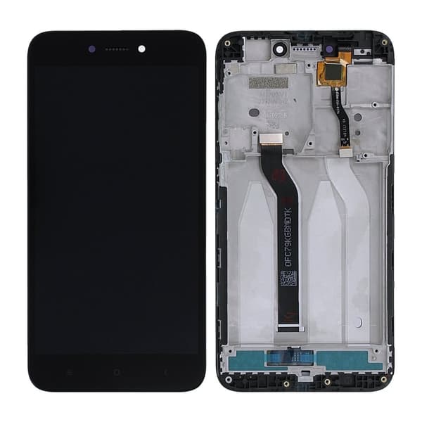 Xiaomi Redmi 5A Komplett Displayenhet Svart (Service Pack)