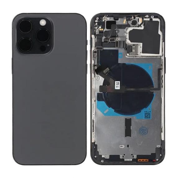 iPhone 14 Pro Max Baksida med Komplett Ram OEM – Grafit