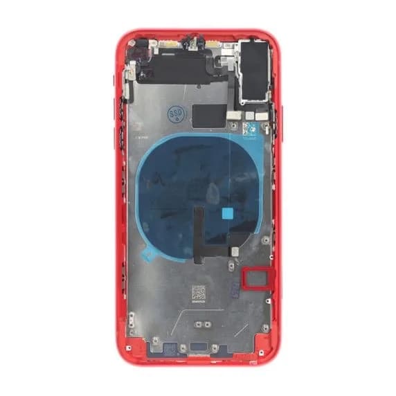 iPhone 11 Baksida med Komplett Ram Premium - Röd