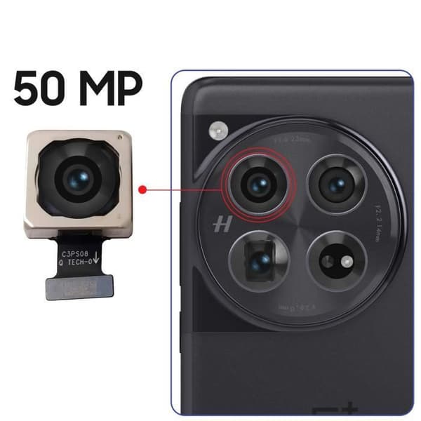 Huvudkamera bak - AVIZAR - OnePlus 12 - 50MP - Svart