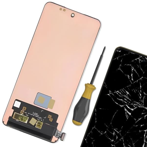 AMOLED-skärm för Realme 12 Pro 5G och 12 Pro Plus + Realme Black Touch Screen