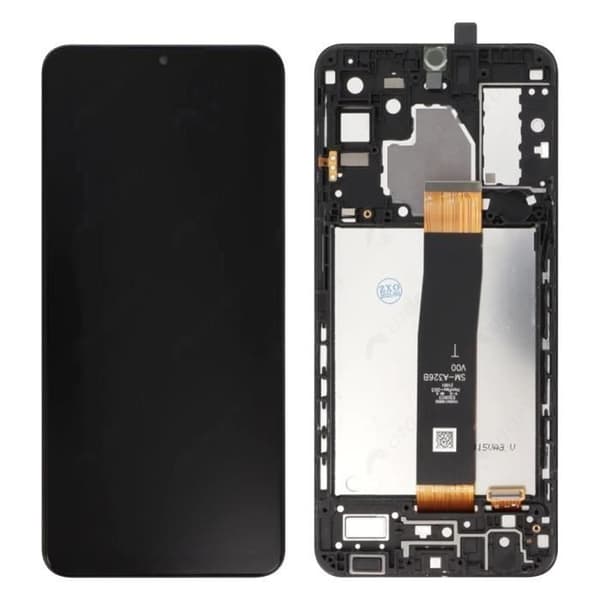 LCD-skärm + pekglas Samsung Galaxy A32 5G - Svart - Ersättning - 100% funktionell