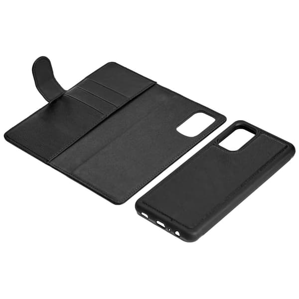 Samsung A52/A52s PU wallet, detachable, 3 cards, Black