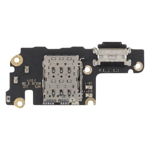 Laddningskontakt - AVIZAR - Xiaomi Mi 10T/10T Pro - USB-C-port - Kompatibel - Integrerad mikrofon